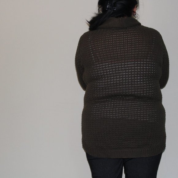 Eclipse mock neck sweater tunic - Picture 2 of 5